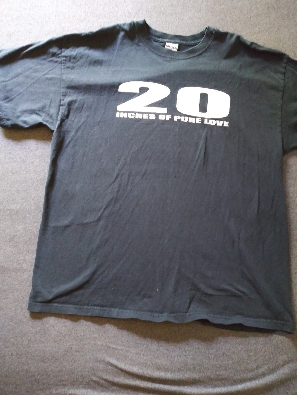 Black Graphic Tee "20 Inches of Pure Love" Bmx Vtg